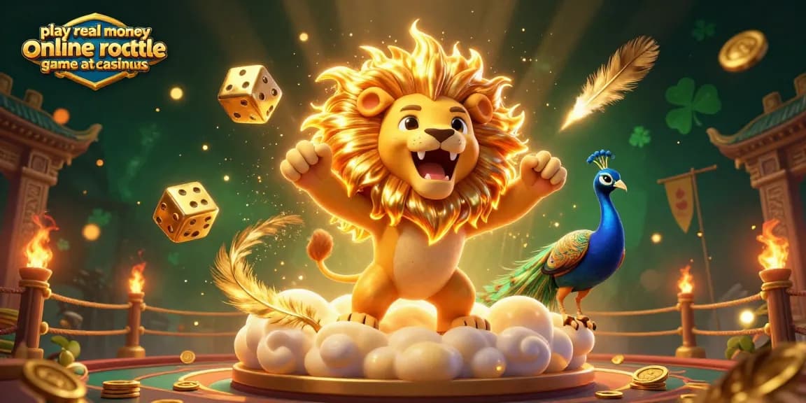 Play real money online roulette game at casinous with vibrant characters and stunning visuals in an energetic casino-themed illustration.