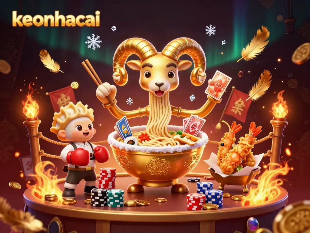 Bet on your favorite teams using keonhacai in this vibrant and energetic casino scene.