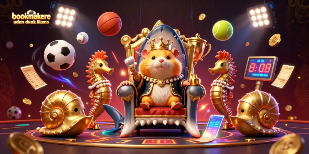 Engage with bookmakere uden dansk licens through dynamic sports betting elements in a vivid 3D scene.