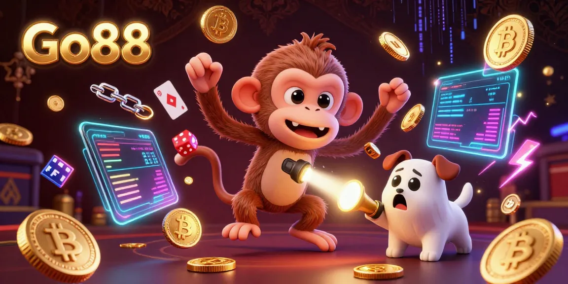 Go88 showcases exciting casino adventures with a ghost-hunting puppy and a mischievous monkey.