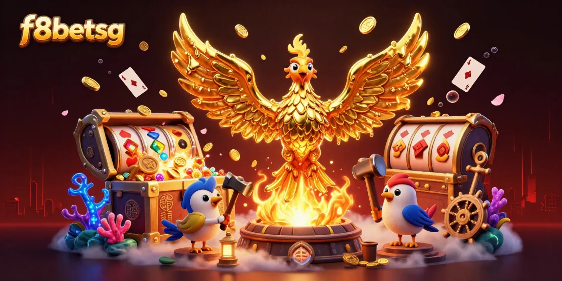 Experience the thrill of f8betsg with vibrant golden phoenix, rich game elements, and dynamic visual storytelling.