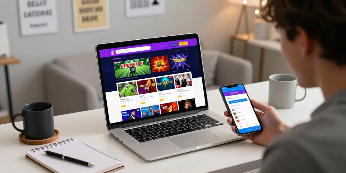 Dynamic scene of a user engaging with the 181bet online betting platform on a laptop and smartphone.
