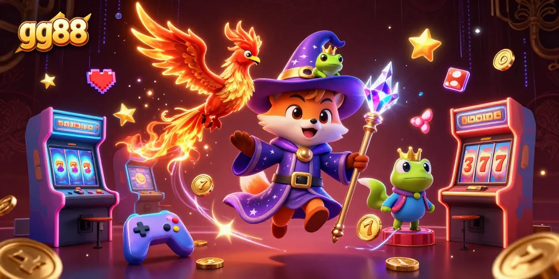 Experience thrilling gaming adventures at gg88 with mystical characters and vibrant casino elements.