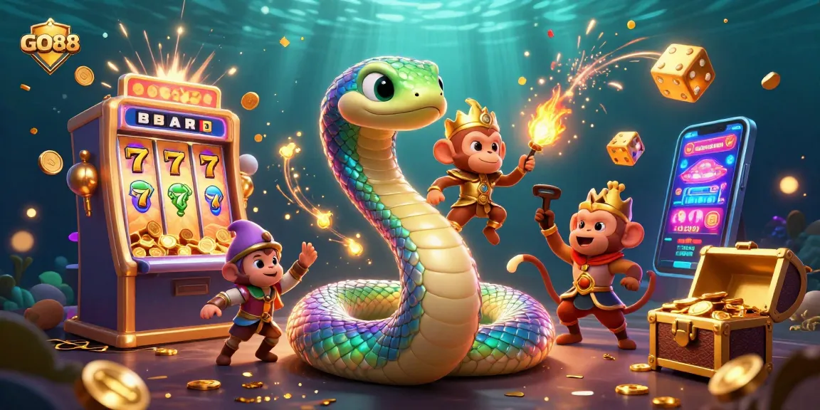 Spin the excitement at GO88 Casino with vibrant gaming elements and thrilling jackpot visuals.