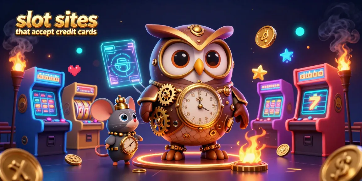 Spin the reels at slot sites that accept credit cards featuring exciting casino elements.
