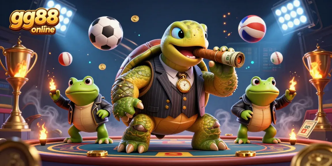 Engage in the thrilling gg88 online gaming experience with a vibrant casino scene featuring dynamic characters and rich game elements.