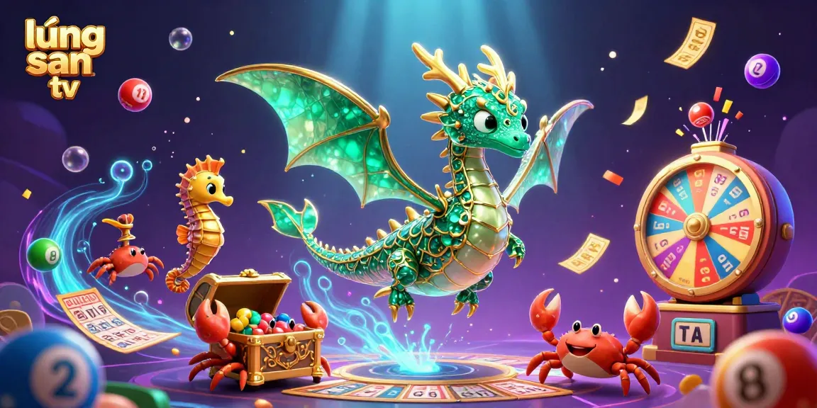 Experience the thrilling world of lương sơn tv with a rich 3D casino illustration showcasing dragon and vibrant gaming elements.
