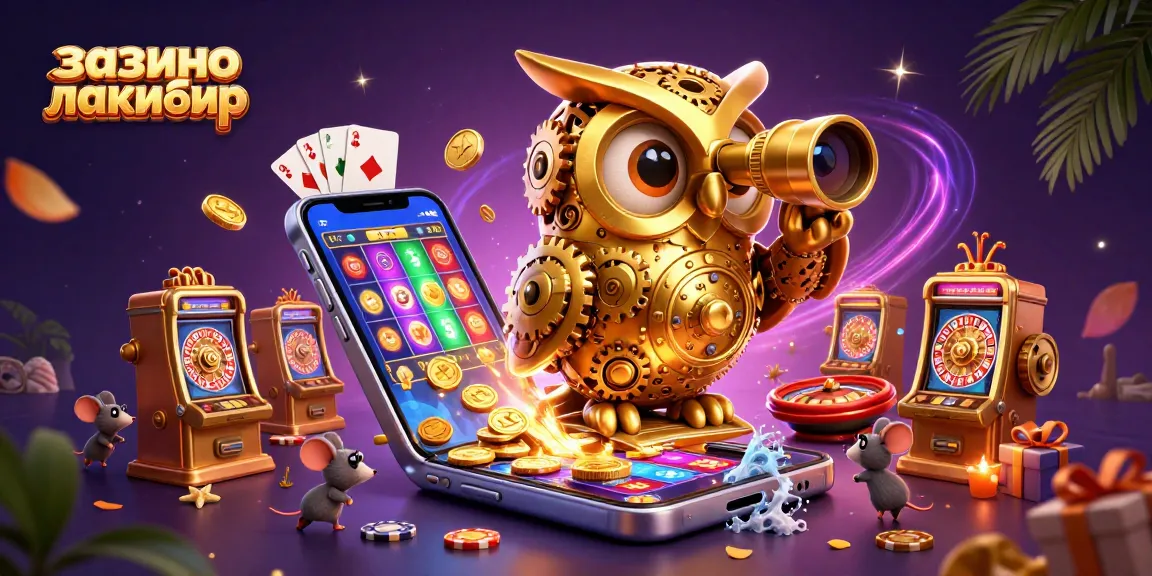 Experience exciting gaming at казино лакибир with interactive elements, golden coins, and vibrant characters.