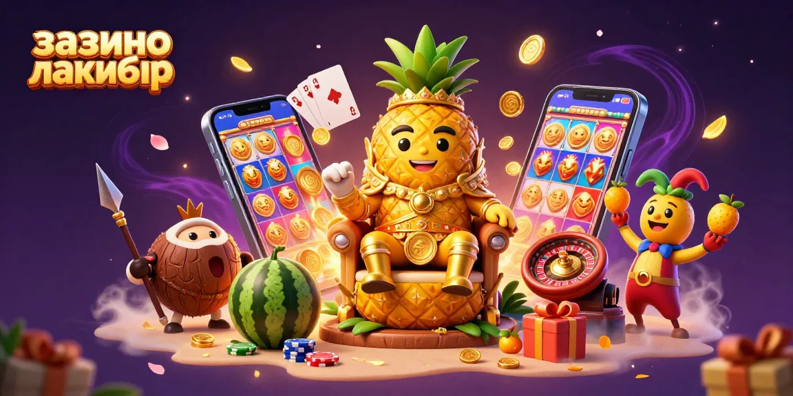 Engage in the thrilling world of казино лакибир with a vibrant 3D casino scene full of excitement and adventure.