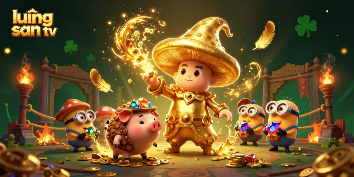 Lương Sơn TV delivers thrilling live betting experiences with vibrant gold-infused magic and treasure hunting.